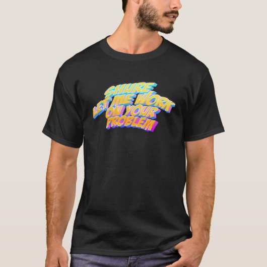 問題を解決しよう Tシャツ (正面)
