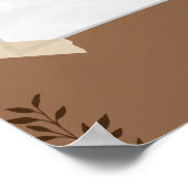 問題を解決するアラビア語の英語引用文プリント ポスター (角)