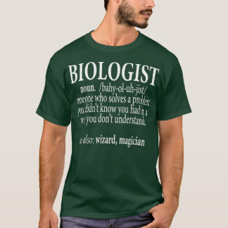 問題を解決する生物学者 Tシャツ