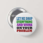 問題を解決する 缶バッジ (正面&裏面)