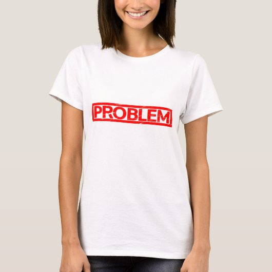 問題スタンプ Tシャツ (正面)