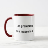 問題スペインの解決句 マグカップ (左)