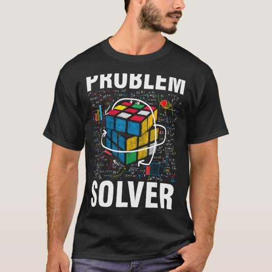 問題ソルバの競合パズル解おもしろい決速度 Tシャツ (正面)