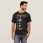 問題ソルバダクトテープパパDaddy Jacks Tシャツ (正面フル)