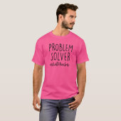問題ソルバー数学先生数学Math Sayi Tシャツ (正面フル)