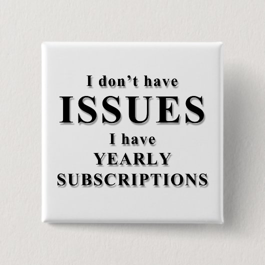 問題ボタン 缶バッジ (正面)