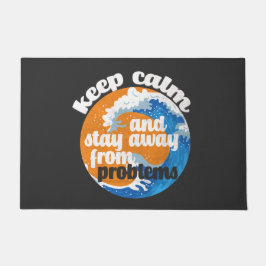 問題保から落ち着いて遠くにいること ドアマット