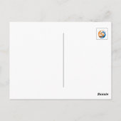 問題保から落ち着き遠くにと滞在はがき ポストカード (裏面)