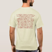 問題反応液 Tシャツ (裏面)