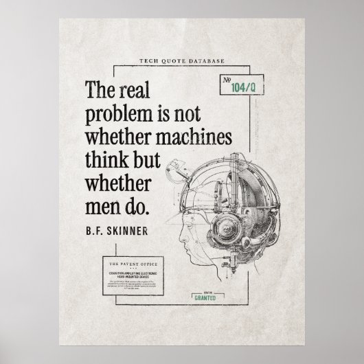 問題実在機械メンズ技術考えの引用文 ポスター (正面)