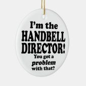 問題得はハンドベル・ディレクター セラミックオーナメント (右)