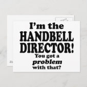 問題得はハンドベル・ディレクター ポストカード (正面/裏面)