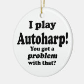 問題得は、オートハープ セラミックオーナメント (左)