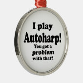 問題得は、オートハープ メタルオーナメント (右)