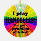 問題得は、ハンドベル セラミックオーナメント (裏面)