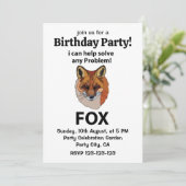 問題解決ならお任せあれ！ユーモアたっぷりの賢いキツネ 招待状 (スタンド正面)