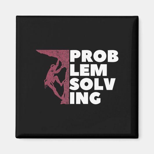 問題解決クライマギフトロック登山Boulde マグネット (正面)