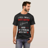 問題解決ベースギタリスト Tシャツ (正面フル)