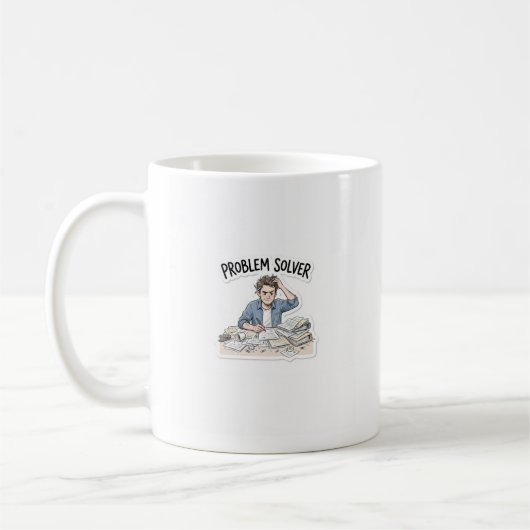 問題解決マグ コーヒーマグカップ (左)