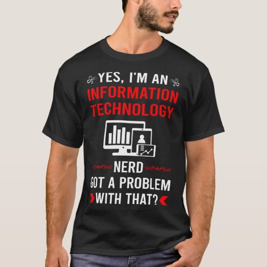 問題解決 情報技術 Tシャツ (正面)
