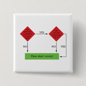 問題解決 缶バッジ (正面)