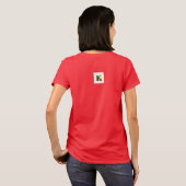 問題解決...1キロメートルずつ Tシャツ (裏面フル)
