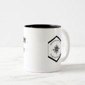 問題解答者のコーヒー・マグ ツートーンマグカップ (正面右)