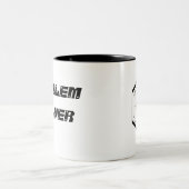 問題解答者のコーヒー・マグ ツートーンマグカップ (中央)