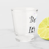 問題間抜けない ショットグラス (左)