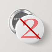 問題2ボタンのいいえ 缶バッジ (正面&裏面)