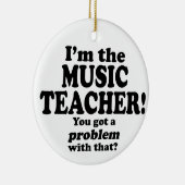 問題 – 音楽先生 セラミックオーナメント (右)