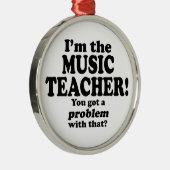 問題 – 音楽先生 メタルオーナメント (右)