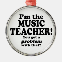 問題 – 音楽先生 メタルオーナメント