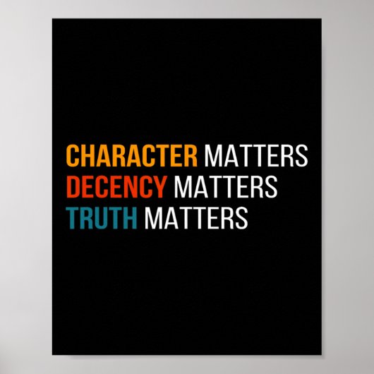 問題Decency S Truth S America 2020 ポスター (正面)