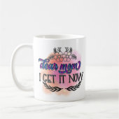 啓発された理解親愛- Mom Mag コーヒーマグカップ (左)