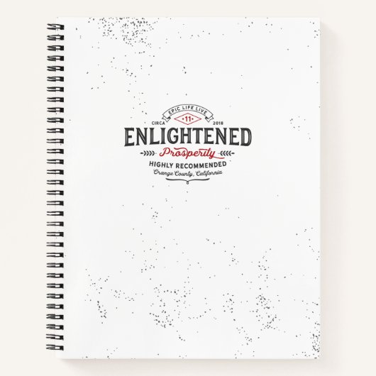 啓発された繁栄のジャーナル ノートブック (正面)