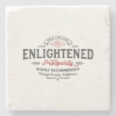 啓発された繁栄の石のコースター ストーンコースター (正面)