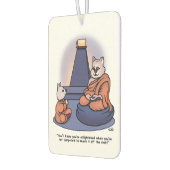 啓発された車の空気清浄機 カーエアーフレッシュナー (左)