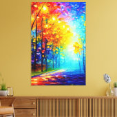 啓発された道 キャンバスプリント (インサイチュ (リビング))