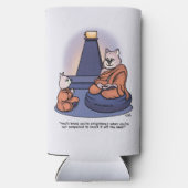 啓発された スリム缶クーラー (裏面)