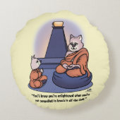 啓発された ラウンドクッション (裏面)