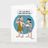 「啓発された」男性誕生日カード カード (黄色い花)