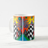 啓発のマグの土地 コーヒーマグカップ (正面左)