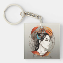 啓発美しい キーホルダー