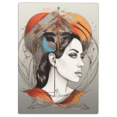 啓発美しい クリップボード (裏面)