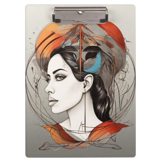 啓発美しい クリップボード (正面)