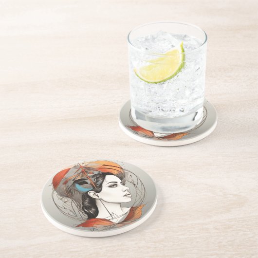 啓発美しい コースター (側面)