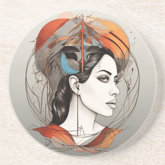 啓発美しい コースター (正面)