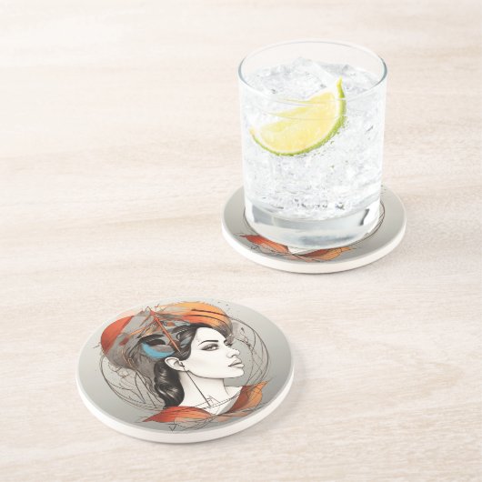 啓発美しい コースター (側面)