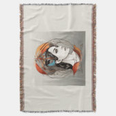 啓発美しい スローブランケット (正面縦)